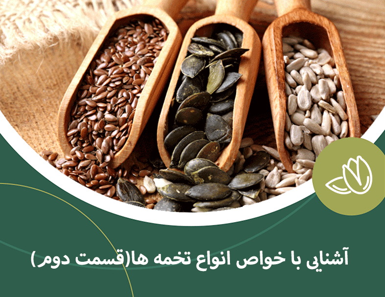 آشنایی با خواص انواع تخمه ها (قسمت دوم)